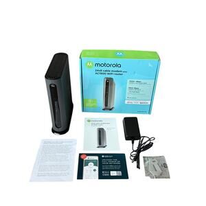 Motorola Model MG7700 24x8 Cable Modem Plus AC 1900 Wi-Fi Modem / Router